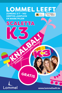 3/7: Knalbal – Kinderfestival met K3, Scaletta, workshops en animatie
